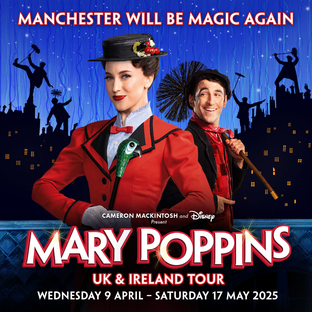 PalaceAndOpera's tweet image. Spit Spot!
Direct from the West End, #MaryPoppinsMusical is now on sale.

📅 9 April - 17 May 2025 Palace Theatre
🎟️ atgtix.co/3vnc7zM