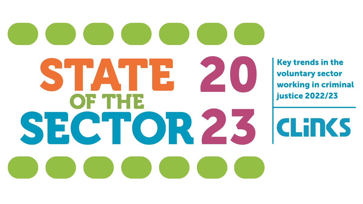 #StateoftheSector23 is live! 📢📢📢 The criminal justice voluntary sector has been mapped out, highlighting the changes over the past year! 📖 Read the full report and find our exec summary on our new State of the Sector webpage 👇👇 🔗 clinks.org/state-sector-2…
