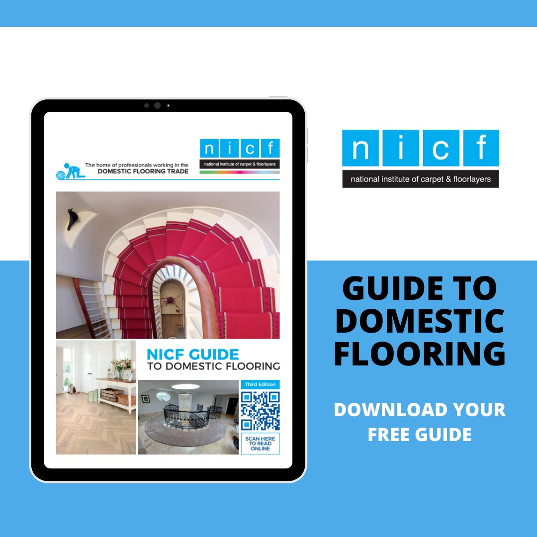 Free technical advice is available in NICF’s Guide to Domestic Flooring. The guide covers a wide range of information to support skilled floorlaying and make your business as simple, profitable and stress-free as possible. Read it today: nicfltd.org.uk/NICF-Guide-to-…