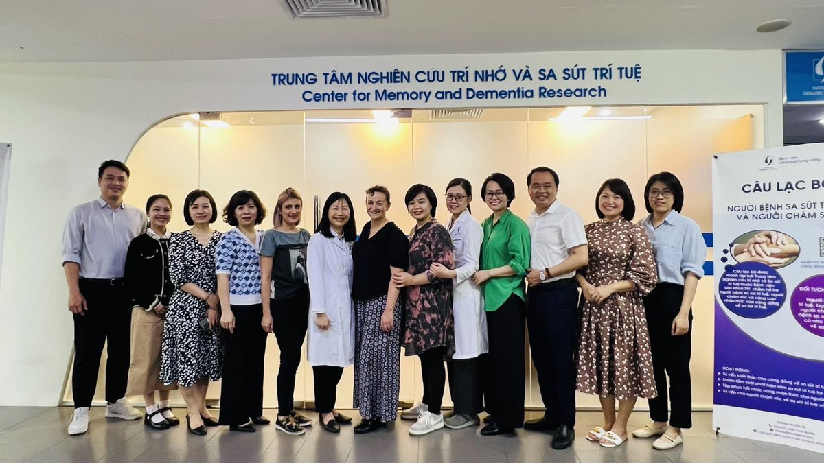 So wonderful to be here in Hà Nội for the first birthday of the Center for Memory and Dementia Research at Viet Nam’s National Geriatric Hospital! ⁦@MonashArts⁩ ⁦@DimaRusho⁩