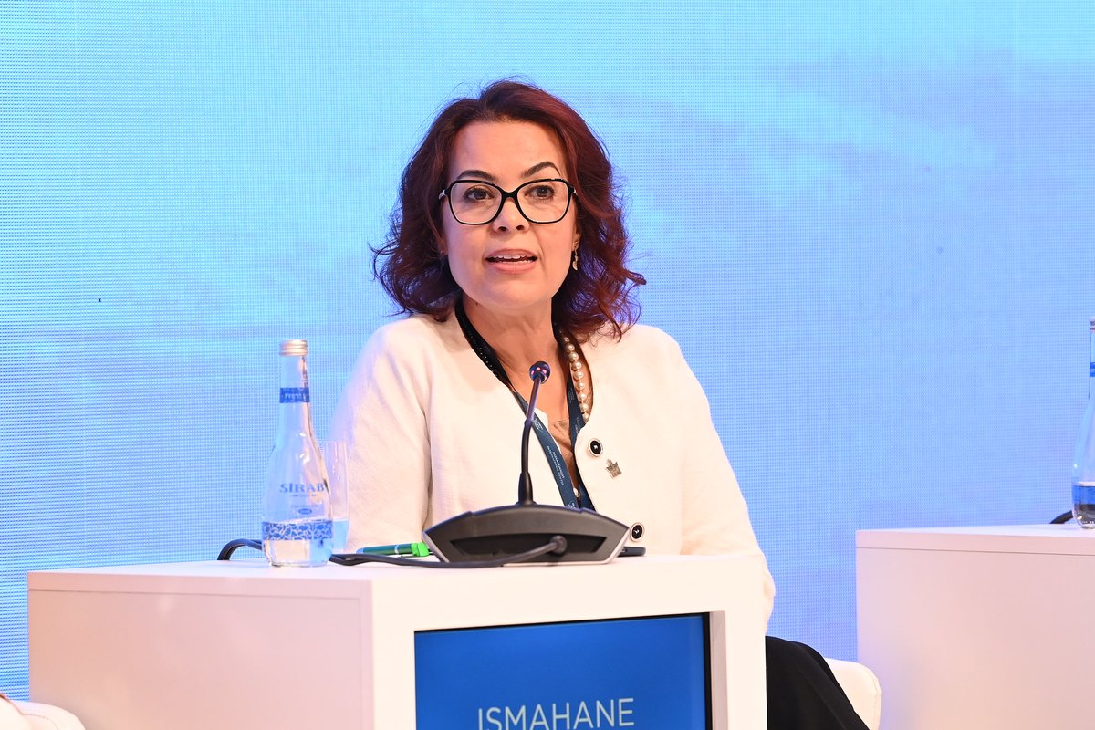 CGIAR_EMD's tweet photo. At #GlobalBakuForum, I spoke about the need to address #Inequality as a key driver of interrelated social, economic, environmental, and institutional vulnerabilities. #XIGBF https://t.co/eXqYZmc0fx