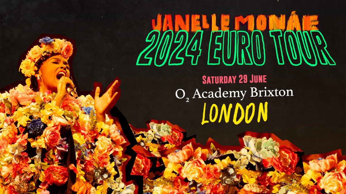 NEW >> 10x GRAMMY-nominated artist @JanelleMonae will play @O2AcademyBrix in June 🔥
 
Sign up to MetMusic for access to our #METpresale on Wednesday 20th March at 10am 👉 metropolism.uk/hFri50QVojG