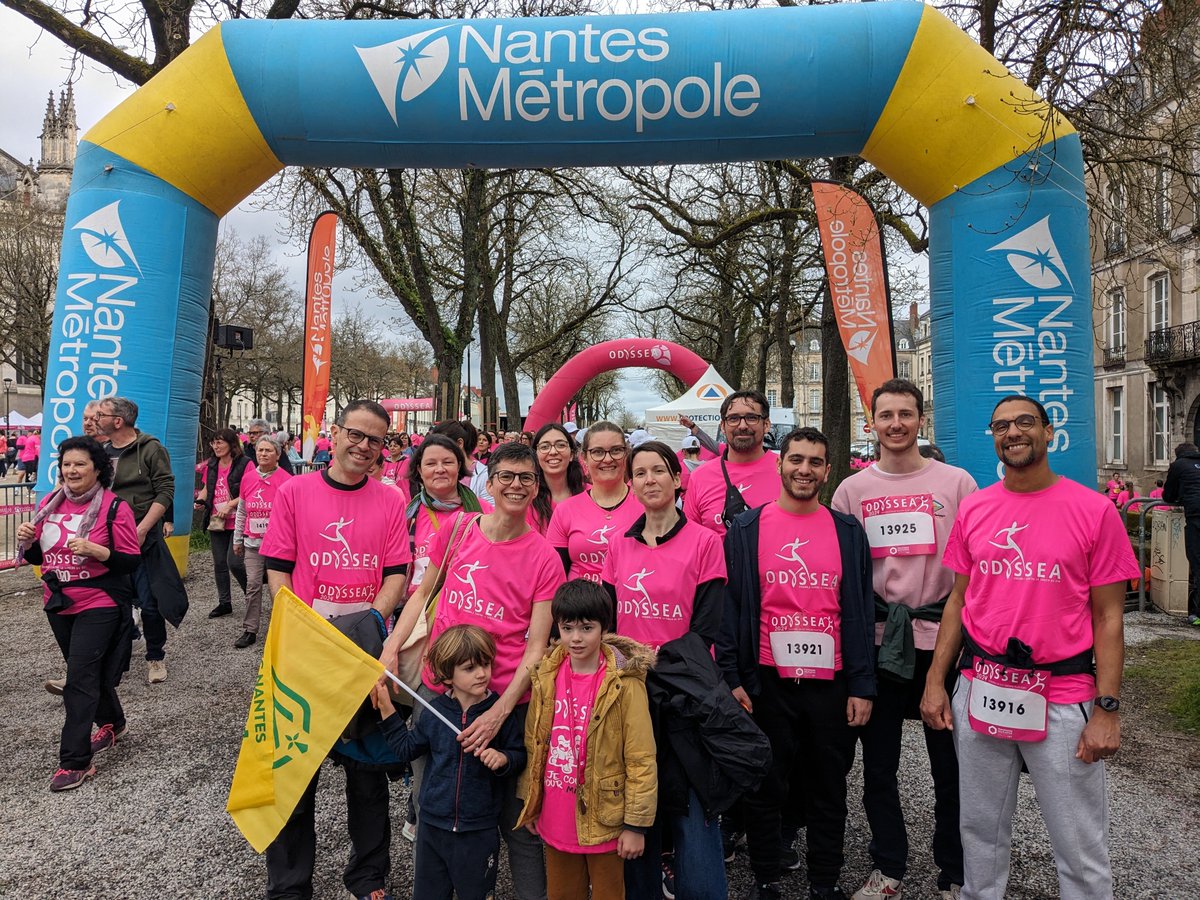 Une équipe de SII Atlantique s'est retrouvé hier matin pour la marche @ODYSSEA_fr à Nantes !

L'édition 2024 aura comptabilisé plus de 17k participants et aura permis de récolter 165k € pour L'Institut de Cancérologie de l'Ouest et à la Ligue Contre le Cancer !