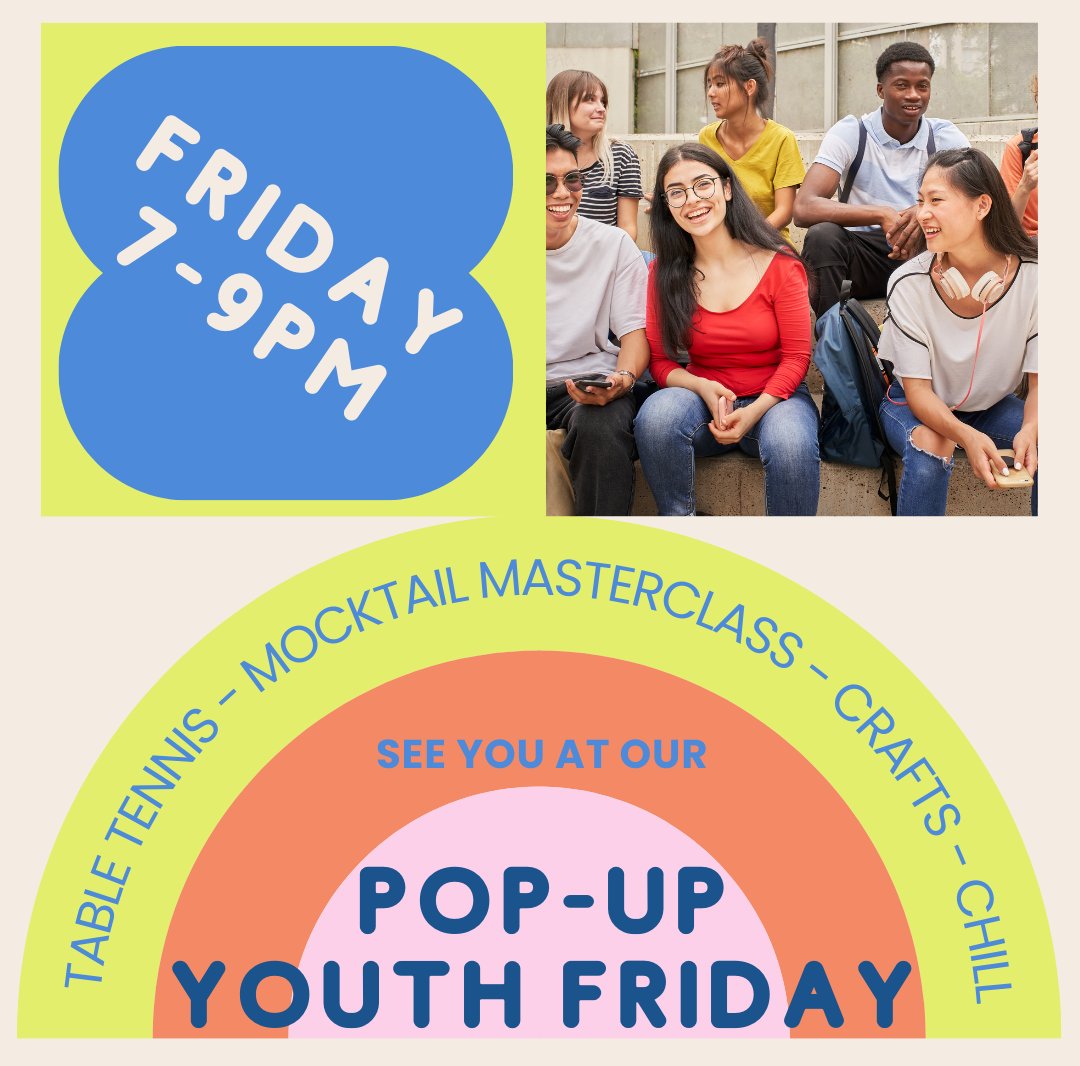 Those aged 13-16 are being invited to try the @ETNACentre's new Pop-Up Youth Friday taster session this Friday (22 March) from 7-9pm! Attendees can expect interesting activities like mocktail making, table tennis, crafts and more... Find out more ⬇️ orlo.uk/6L7G4