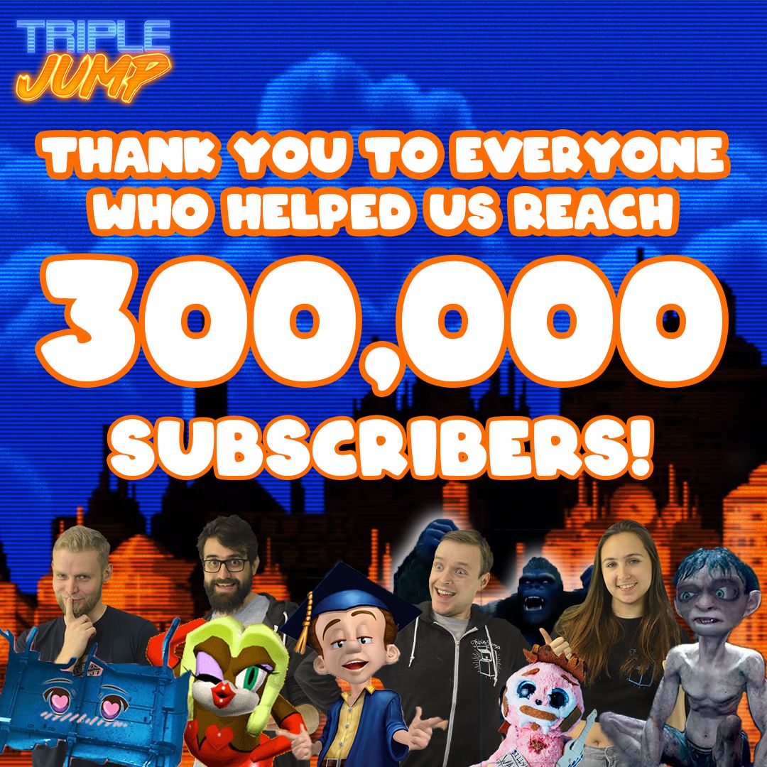 TeamTripleJump's tweet photo. WE HIT 300,000 SUBSCRIBERS! 

Thank you to everyone who has helped us reach this huge milestone, we couldn't have done it without you!

Keep an eye out for our celebrations very soon! https://t.co/pcU3TKC103