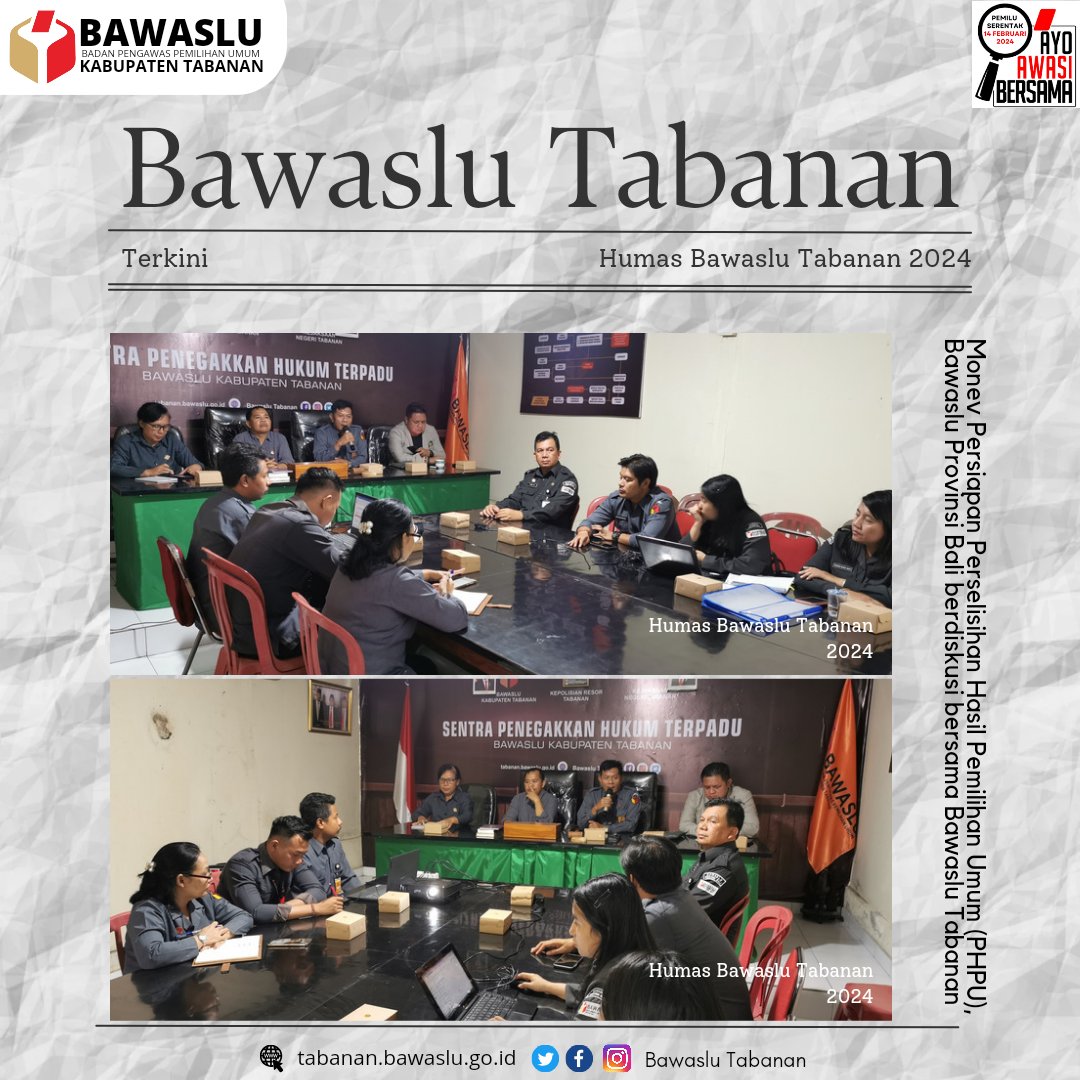 BawasluTabanan's tweet photo. https://t.co/kmRDCavctX
