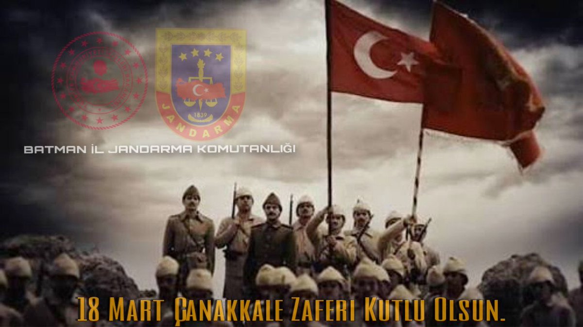 18 Mart Şehitleri Anma ve Çanakkale Zaferi'nin 109' uncu yıl dönümünde, başta Gazi Mustafa Kemal Atatürk ve silah arkadaşları olmak üzere, ebediyete intikal eden tüm şehitlerimizi rahmet, minnet ve saygıyla anıyoruz.