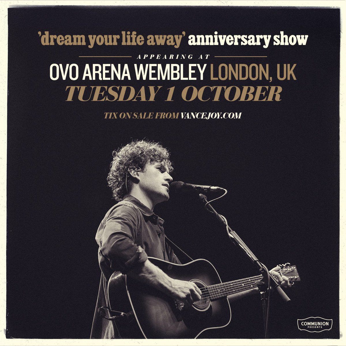 LONDON UK! I am excited to announce our biggest show yet. @OVOArena Wembley, October 1 this year. Tickets on sale this Friday. comm.tix.to/VanceJoy