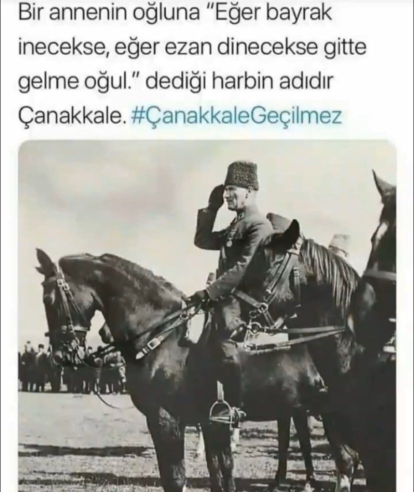 Bir anaki oğlunun saçını kınalayarak yolladığı zaferin adıdır Çanakkale.
Kadın,çocuk,yaşlı ve genç demeden savaşarak kazanılan zaferin adıdır ÇANAKKALE.
#18martcanakkalezaferi 
#Canakkalezaferi