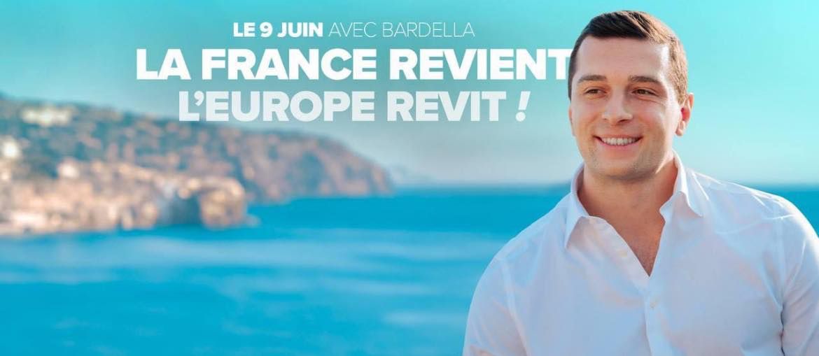 OuizaHaddad's tweet photo. Le 9 juin, un jour, un vote. Pour notre #France, pour nos enfants. #VivementLe9Juin avec @J_Bardella https://t.co/q827bF6Bvq
