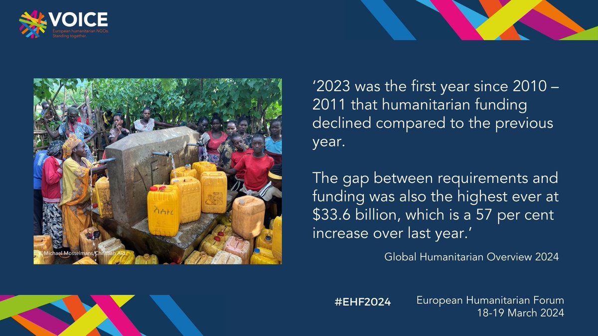 🔴Join us for 'Shifting the Lens: From Humanitarian Aid to Sustainable Solutions through Private Investment.' Discover how the humanitarian sector and private financiers can collaborate to close the funding gap with innovative finance in fragile contexts. #EHF2024