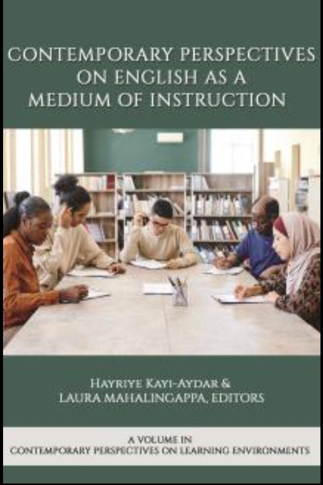 Delighted to share our new chapter on discipline based analysis of content instructors’ views on English and collaboration in an EMI context (w/ <a href="/Mehmet_Altay_41/">Mehmet_Altay</a>) as a part of the book "Contemporary Perspectives on English as a Medium of Instruction." tinyurl.com/2xa267yc