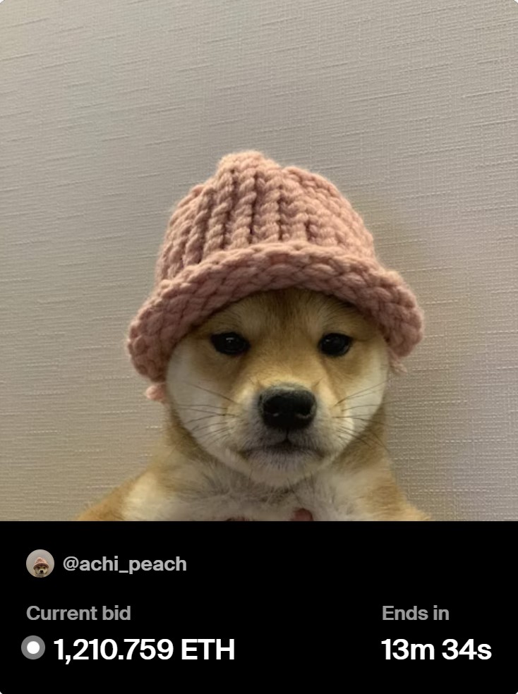 With this amount of #eth
You can support 80 % of artists of the all nft markets... It could be so motivational for everyone and hype this market for artists after almost 1 year bear market ...
But you prefer to spend it on garbage 🙂

Bravo
Congratulations <a href="/foundation/">Foundation 🌐</a>