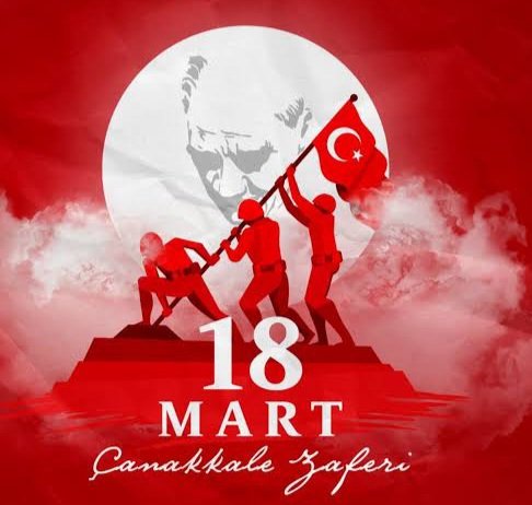 Başta Mustafa Kemal Atatürk ve silah arkadaşları olmak üzere bu cennet vatan için canını ortaya koymuş tüm şehitlerimize, gazilerimize saygı ve şükranla 🙏 #18MartÇanakkaleZaferi 🇹🇷