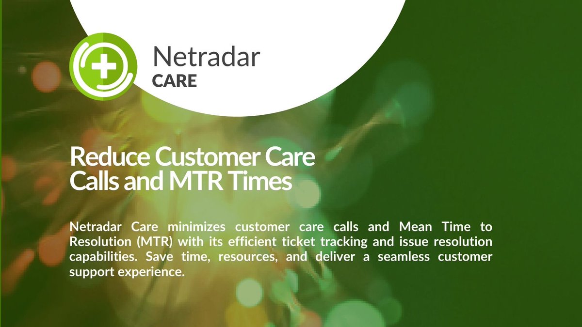 Netradar Care, a powerful solution designed to enhance #network efficiency: track and manage customer tickets. Automate routine inquiries, allowing your team to focus on complex issues. Significantly reduce Mean Time to Resolution (MTR). Request a demo. #NetworkOptimization #AI