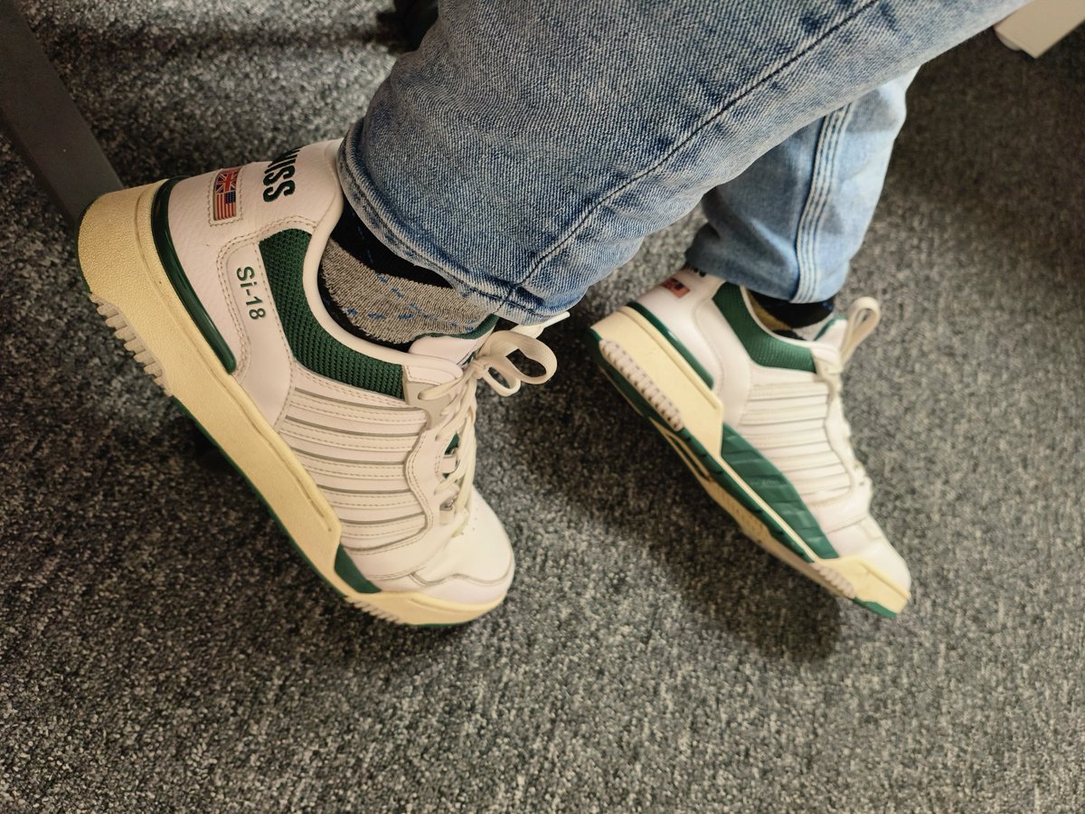 GuyFawkesRetro's tweet image. The Si-18's Rival's today. #eighties  #casual #KSwiss