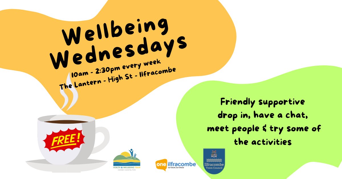 Our last Wellbeing Wednesday session at the Lantern was fantastic!

More of the same this Wednesday!

It's free to come along and you can enjoy free refreshments whilst enjoying a bit of a social chat and a variety of activities led by our wellbeing team!