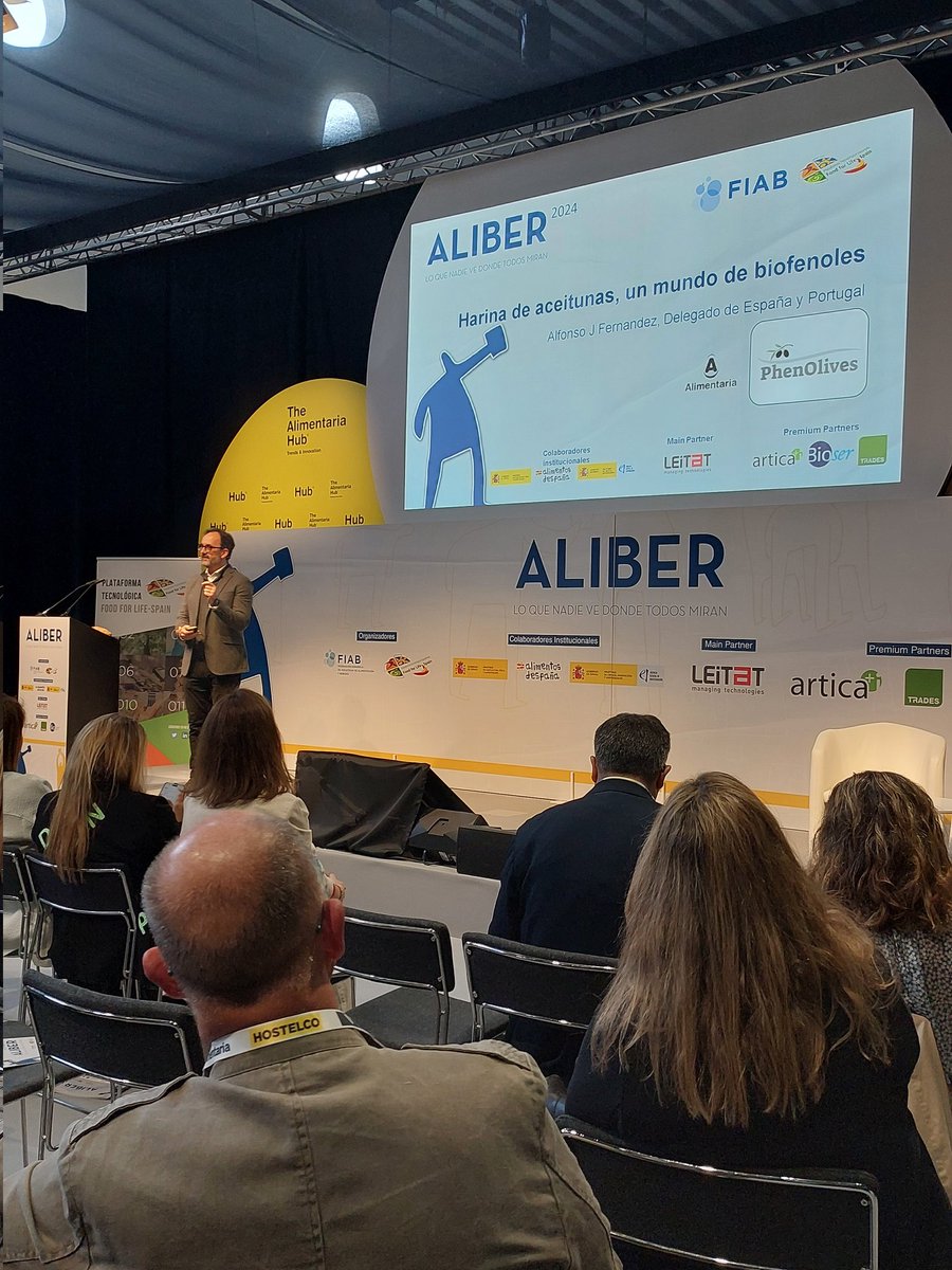 esFIAB's tweet photo. ➡️ Se abre el bloque de #startups con @breadfree_es y #phenolives #ALIBER https://t.co/yHy35dtXmT