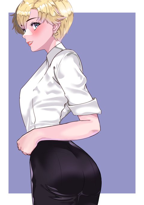 はるかさんのスーツ姿お尻ぷりん#天王はるか #スーツ 