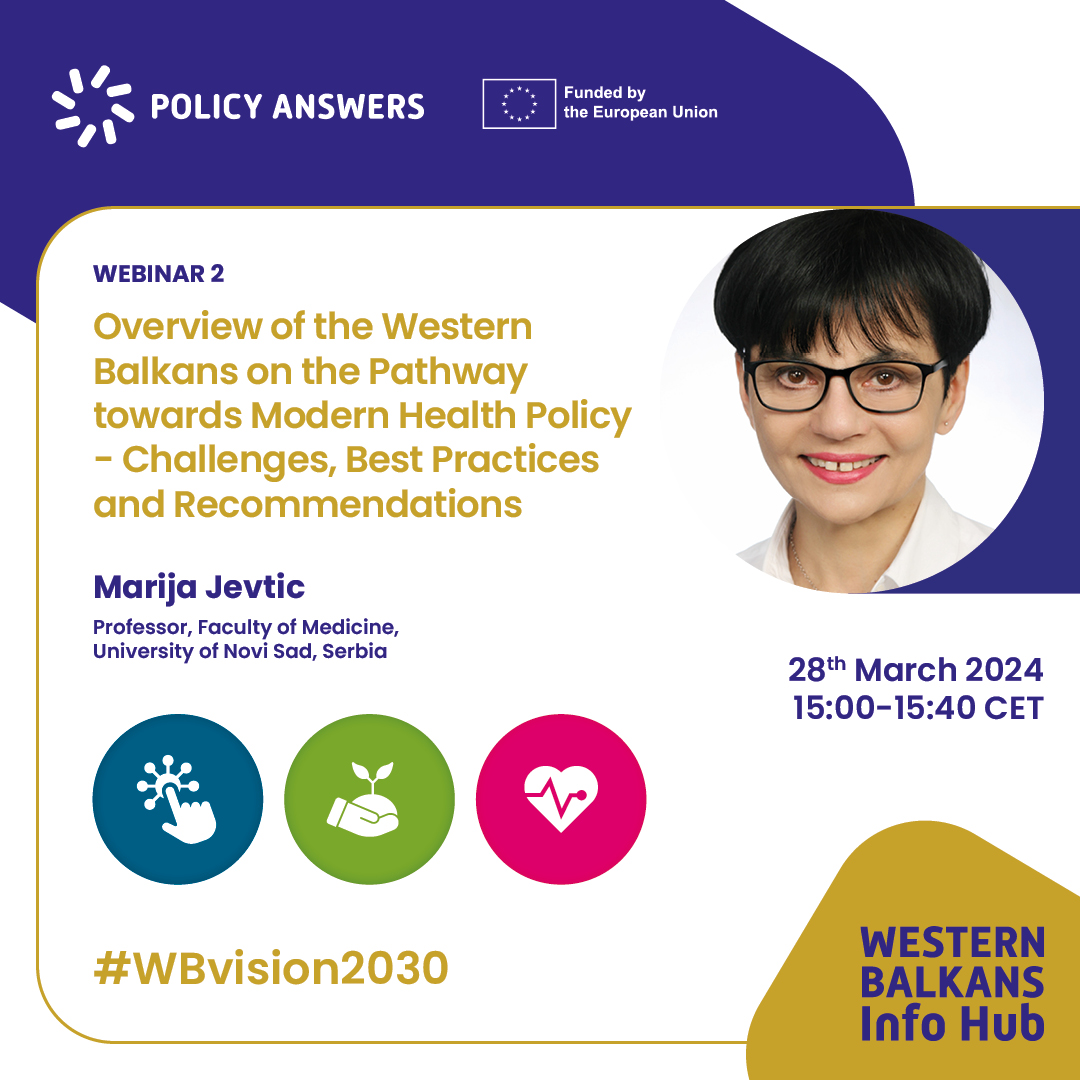WBInfoHub's tweet photo. POLICY ANSWERS Webinar: Happening today! β³
You can still register via: https://t.co/d9o0gDTkYd
π Further information: https://t.co/7TIpK8zWUf
#WBvision2030
#POLICYANSWERS #DigitalGreenHealth #WBInfoHub" https://t.co/xDmNCrlTxn
