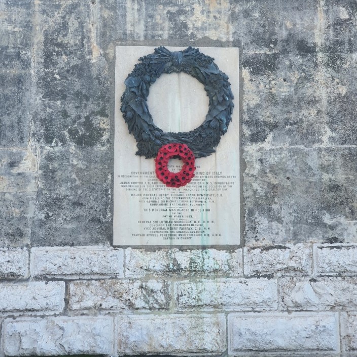 Over the weekend, we paid our respects by placing a wreath at the memorial plaque situated within the yard, commemorating the tragic sinking of the SS Utopia on March 17, 1891. #Gibdock #Gibraltar