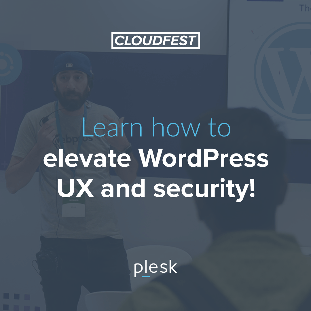 Plesk's tweet photo. CloudFest talk today! 📢 Looking for help riding the wave of the growing #WordPress market? Our wonderful product manager, Adam Wien, is ready to tell you how WP Squared and WP Guardian can help - Dome Stage at 3:20.
@cloudfest #CloudFest #WordPressDay #WPSquared #WPGuardian https://t.co/VzkaoDDw4H