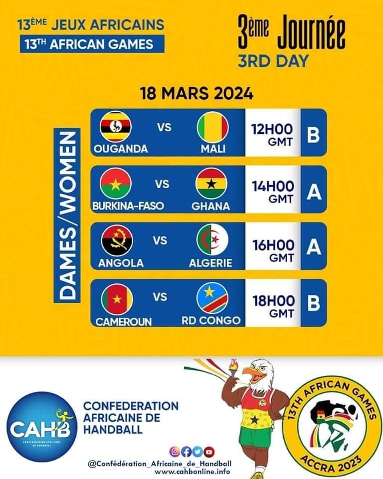 GOAT__plus's tweet photo. #GoHand 🤾🏿

[JEUX AFRICAINS ACCRA]

Les Lionnes Indomptables affronteront la RDC ce soir lors de la 3e journée de la compétition. Pour rappel, le Cameroun a remporté ses deux premiers matchs face à l'Ouganda, d'abord, et, ensuite, face au Mali. 
#camerounsport
#camerounhand
#hand https://t.co/dspwOZerJb