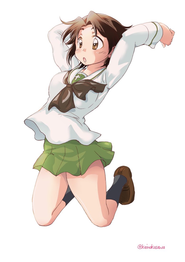 澤梓 「アズサ ホイット 」|なかさわけい㌠のイラスト