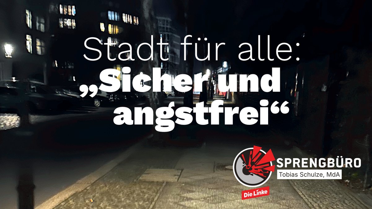 Morgen Abend um 18 Uhr treffen wir uns am Nettelbeckplatz, um über Angst im Dunkeln zu sprechen und was wir gemeinsam dagegen tun können.
tobiasschulze.berlin/2024/03/stadts…