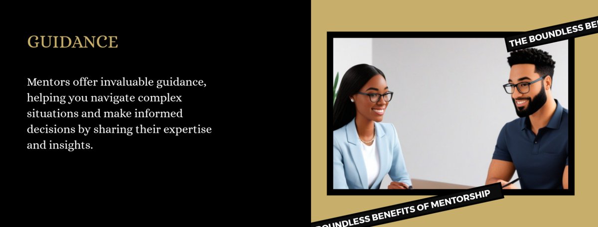 Hussein_Cheayto's tweet photo. What are the benefits of having a mentor?

!!Guidance!!

Mentors provide direction and clarity, helping you navigate challenges and make informed decisions. It is invaluable in avoiding pitfalls and staying focused on your goals.

#mentor #success #careeradvice #money #Guidance https://t.co/siYvhfK4Kt