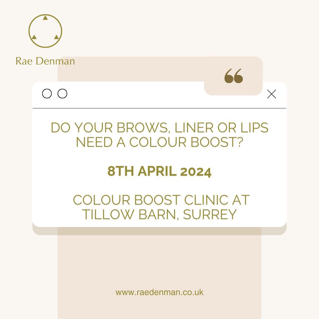 Our SPMU Specialist Kim is running a clinic at Tillow Barn on Monday 8th of April. If you would like to book please get in touch via info@raedenman.co.uk 

#permanentmakeup #SPMUsurrey #surreybrows #permanentbrows #medicaltattoobrows #permanentmakeup #visibledifference