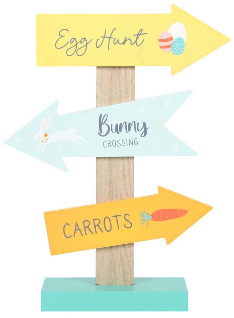 AllThoughts_gif's tweet photo. Deal of the week! 

EASTER DIRECTIONAL ARROW STANDING SIGNMake sure the Easter Bunny doesn't get lost on his way to the egg hunt with this fun directional sign. Features 3 arrows with 'Egg Hunt', 'Bunny Crossing' and 'Carrots' text.

50% off

https://t.co/vLIJVxZKuJ https://t.co/BIyeZ4aqBY