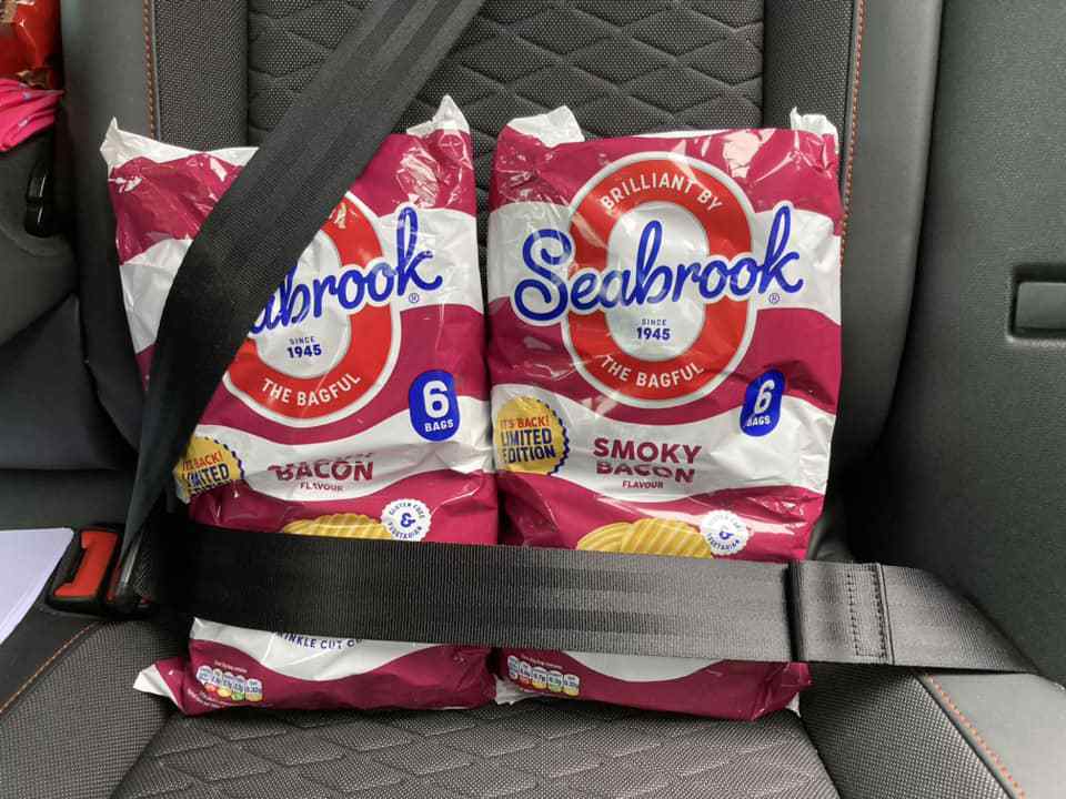 You’ve got to keep your Smoky Bacon safe. 📷 by Des S on Facebook