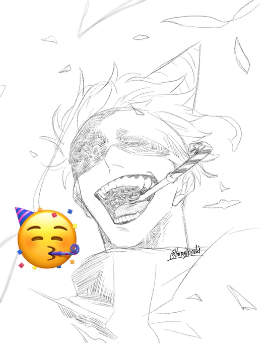 # リプで送られてきた絵文字の表情で描く

リプありがとうございました〜! 