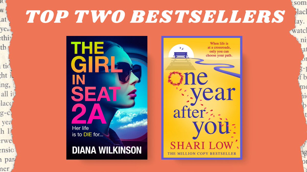 ⭐️ TOP TWO BESTSELLERS ⭐️ Huge congratulations @DiWilkinson2020 and @sharilow! Amazing to see #TheGirlinSeat2A at #1 and #OneYearAfterYou at #2 in the Kindle chart 🎉