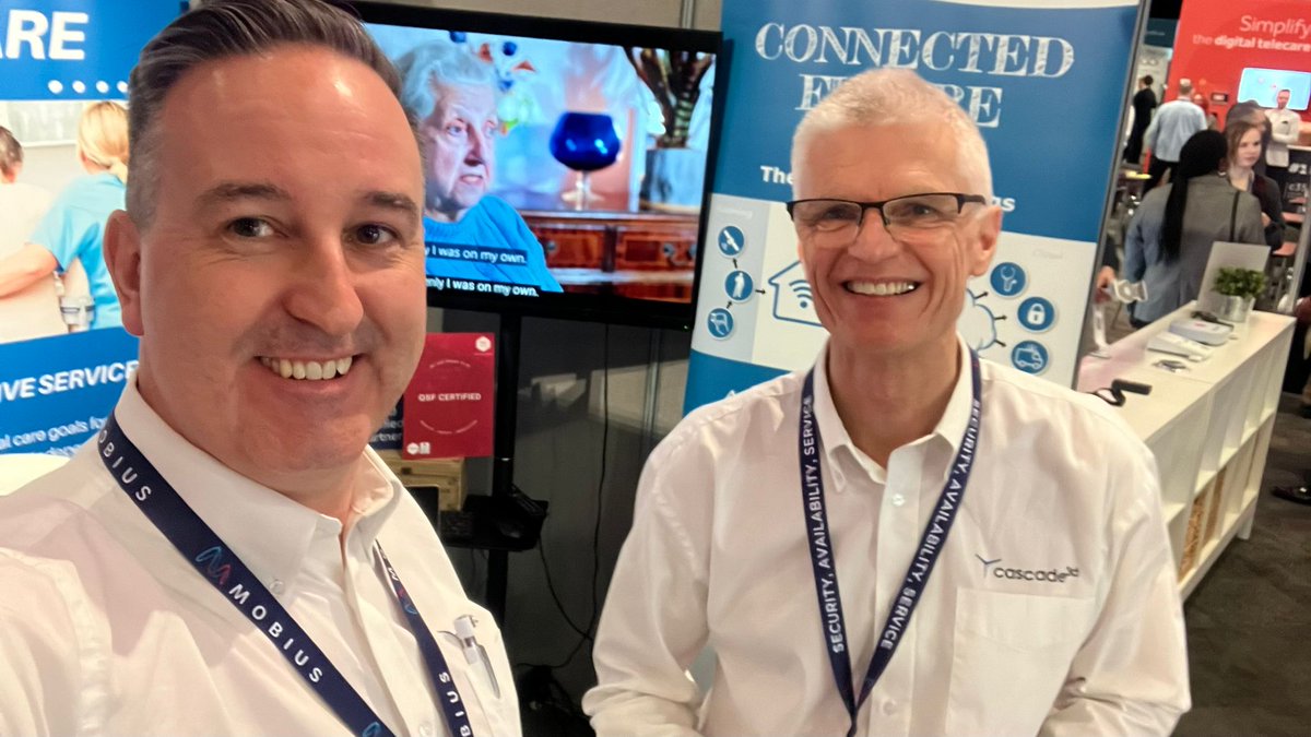 Cascade3d's tweet image. Gerry and Will are set up and ready for 2 days of networking at the @TSAVoice ITEC conference, in Birmingham. Pop by and say hi to them at stand 30. #ITEC2024