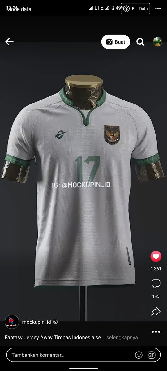 DikiRam42724066's tweet photo. @FaktaSepakbola Jersey fantasy lebih bagus 🤨 https://t.co/sBTRzopTr2