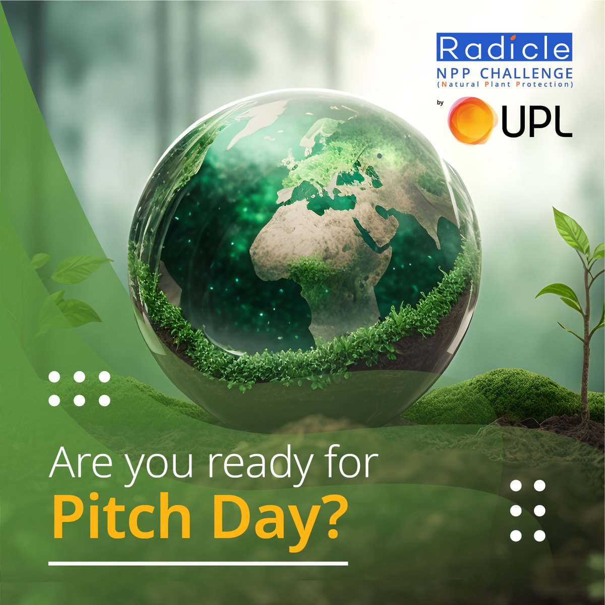 The NPP Radicle Challenge by UPL kicks off today in San Francisco, showcasing cutting-edge ag-tech innovations. Four finalists, IBI Ag, Impetus Ag, SOLASTA Bio, and Trillium Ag are competing for a US$1.75M investment at our Pitch Day Event. Follow us for updates on the winners!