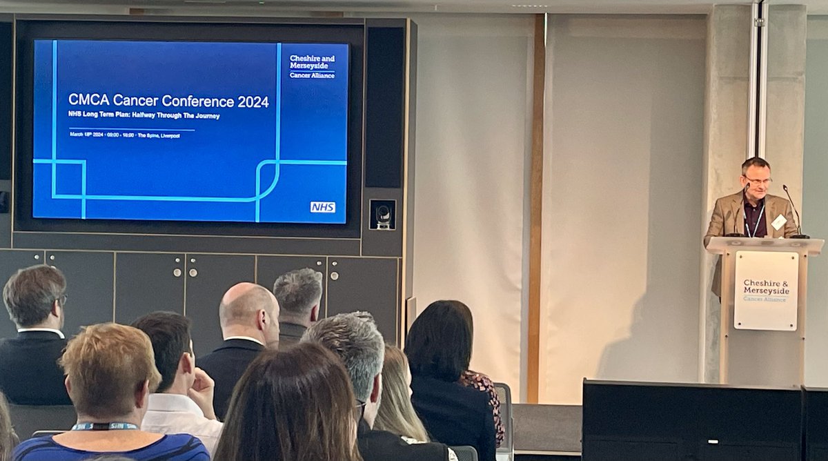 Insightful talks on the need for early diagnosis and the breaking down of health inequalities from our #CMCAcancerconf24 speakers Dr Liz Bishop and NHSE’s David Fitzgerald.
And CMCA MD Jon Hayes thanks our outgoing Medical Director Dr Chris Warburton for his work in cancer care.