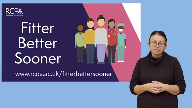 Celebrating #SignLanguageWeek with a reminder that we offer #BSL translations for our patient information resources including #FitterBetterSooner. #deafcommunity @BDA_Deaf #britishsignlanguage @CPOC_News ow.ly/Gj4P50QVoSs