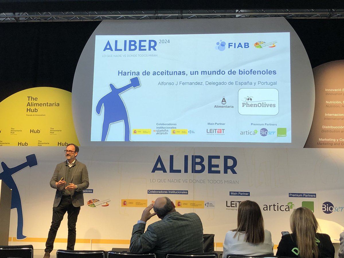 FiabGabriela's tweet photo. Un placer escuchar a @breadfree_es y #Phenolives como siempre, startups ganadoras de los premios #INGENIA y #OUTGENIA para startups nacionales e internacionales.

#ALIBER en #Alimentaria2024 https://t.co/9V3unBNxIg
