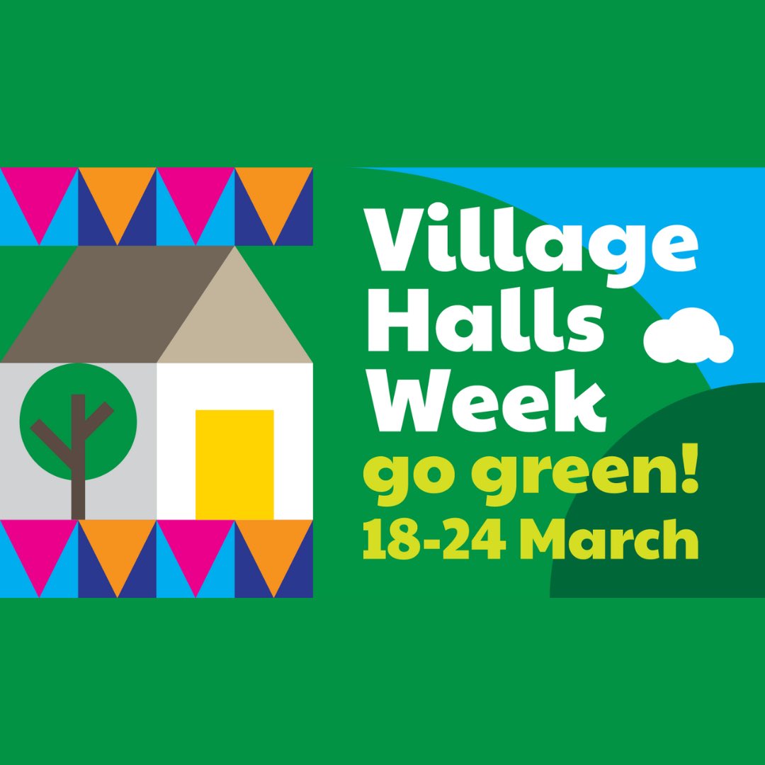 It’s Village Halls Week! 🥳 @ACRE_national’s annual campaign shines a spotlight on the contribution England’s 10,000+ village halls make to rural communities. This #VillageHallsWeek we will be celebrating everything village halls can do to ‘go green’. bit.ly/4cyaU9V