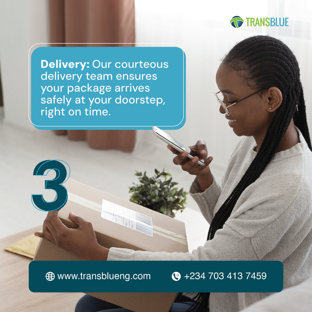 From pickup to doorstep delivery, experience the seamless journey of your package with Transblue. Our reliable logistics process ensures your items reach you safely and on time, every time. #TransblueLogistics #SeamlessDelivery #HassleFreeShipping