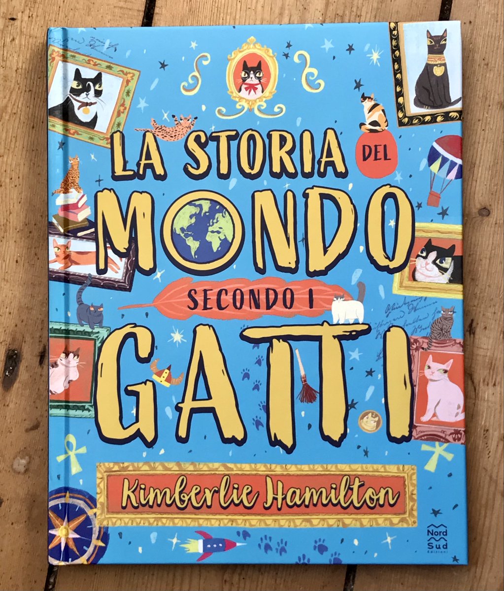 Ciao, bella! This arrived in the post today...the Italian version of 'A History of the World (According to Cats)'. @scholasticuk @SCB_RightsUK 🇮🇹🐈‍⬛📚 #CatsofTwittter