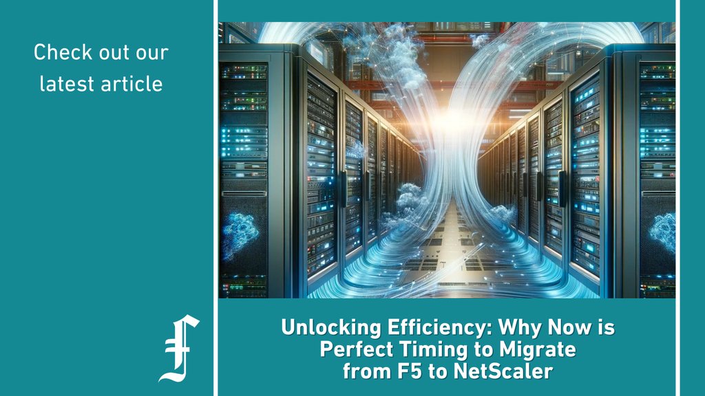 FerroqueSystems's tweet photo. Read our latest blog to learn about new opportunities that dramatically reduce app delivery and security costs and modernize IT by migrating off #F5.

https://t.co/eaUxWgd4T6

#ADC #Citrix #loadbalancer #applicationacceleration #NetScaler #itinfrastructure #wfx #EUI #MastersofEUI https://t.co/V4mt2R1AQa