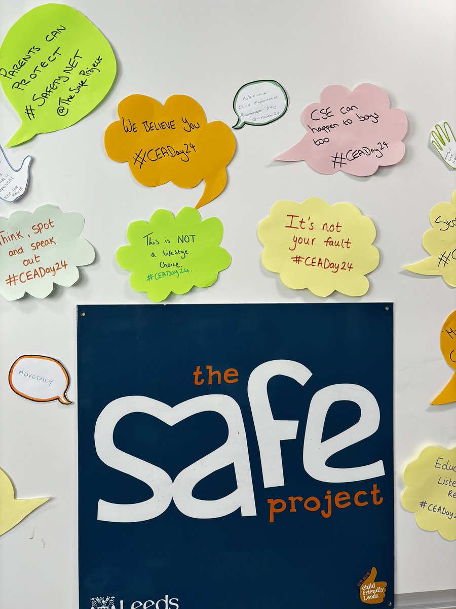 beccaump's tweet photo. #CEADay24 The Safe Project Leeds #Leeds @Child_Leeds https://t.co/v7bs49mUws