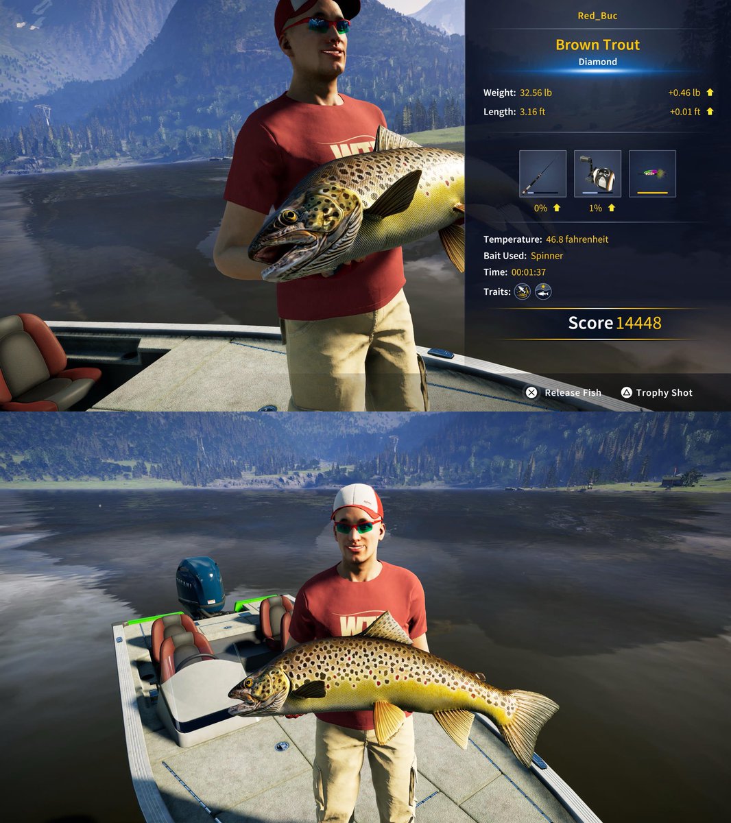 redbuc69's tweet photo. Call Of The Wild The Angler: Diamond “Brown Trout” Caught On Trollsporet Reserve. https://t.co/lOnAarNrBt