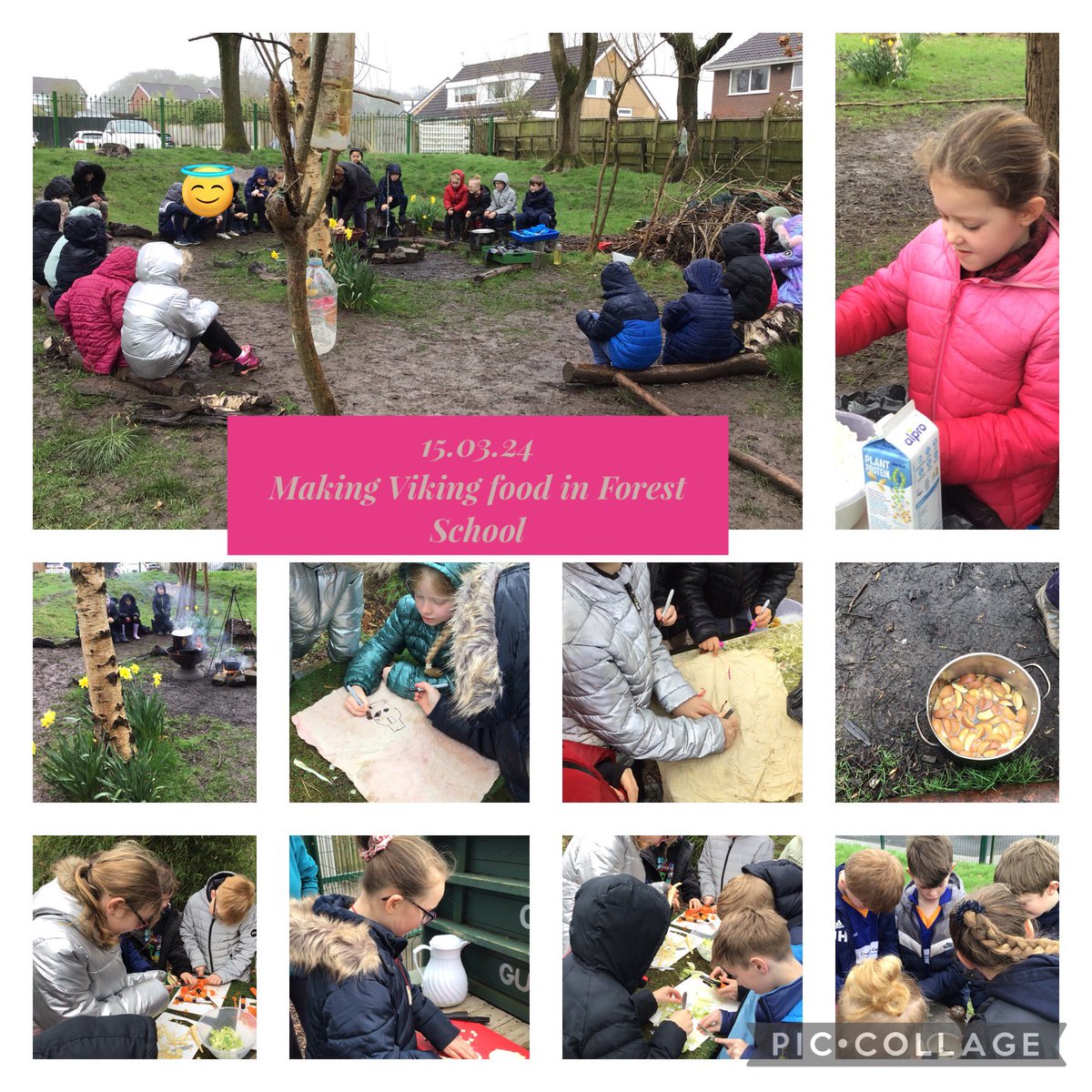 Year 4 are loving their time in Forest School!