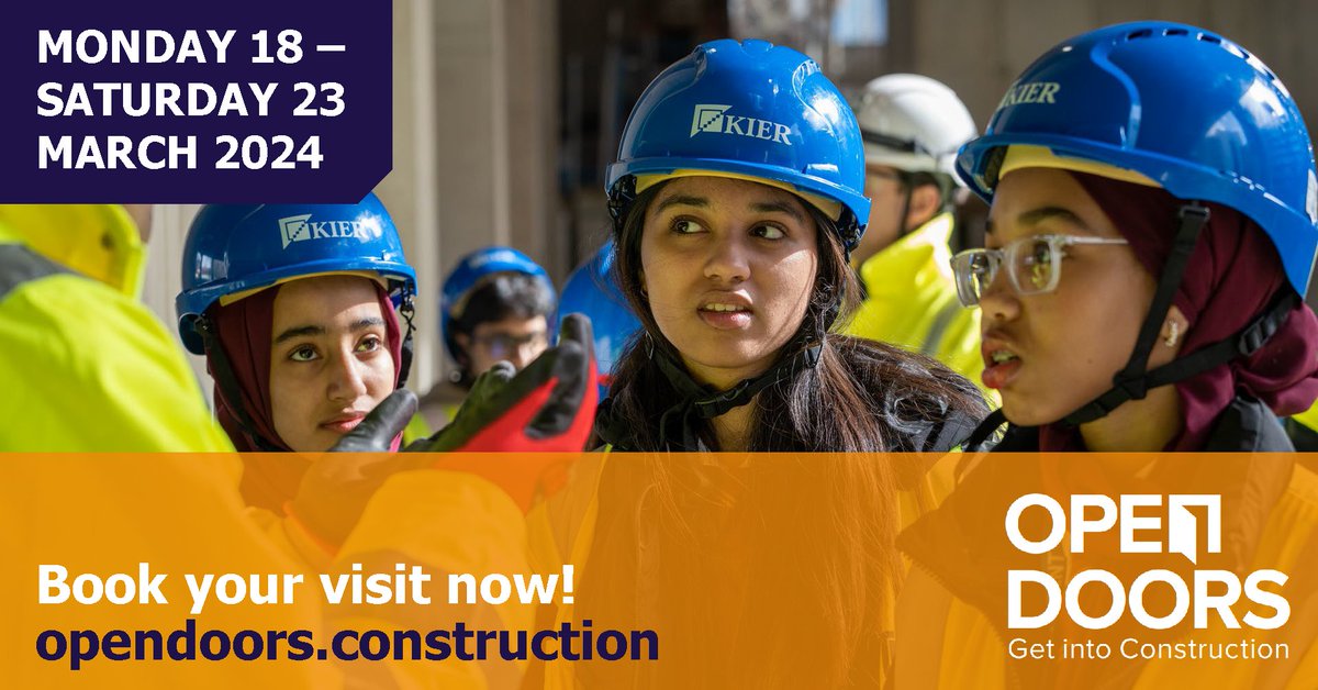 We are proud to be taking part in #OpenDoors24!

We have 3 sites taking part and are looking forward to showing all of our visitors why we #LoveConstruction! 

 bit.ly/2RwUJRl
