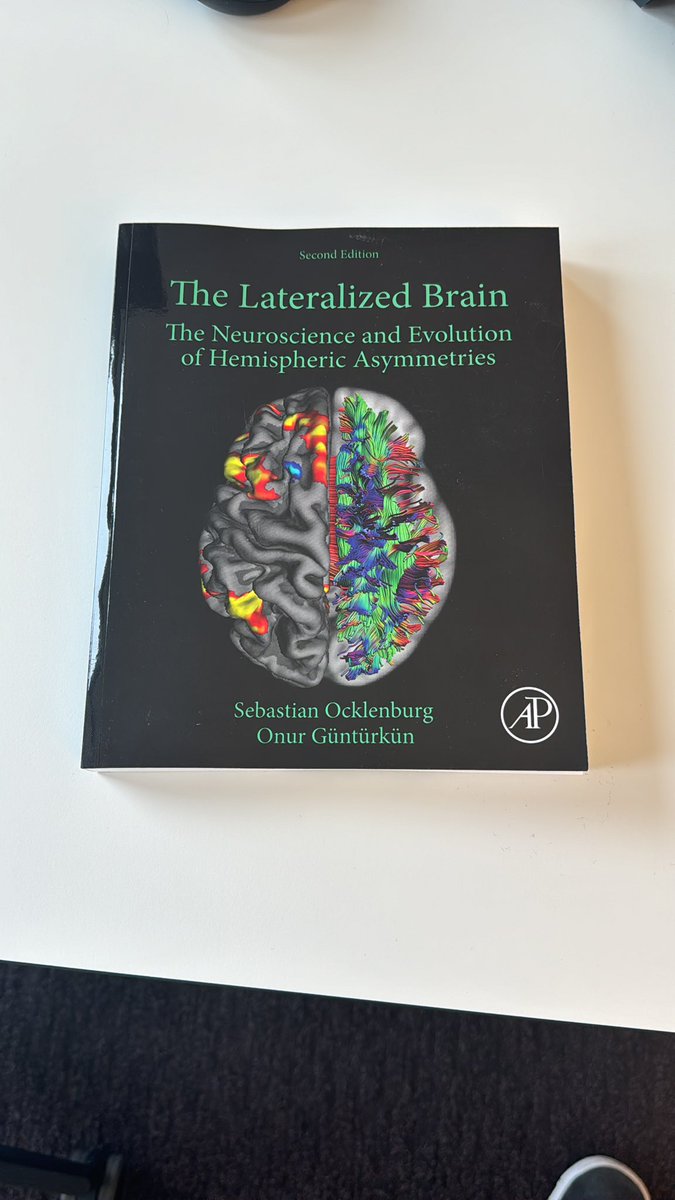 The print edition of the second edition of „The Lateralized Brain“ 🧠